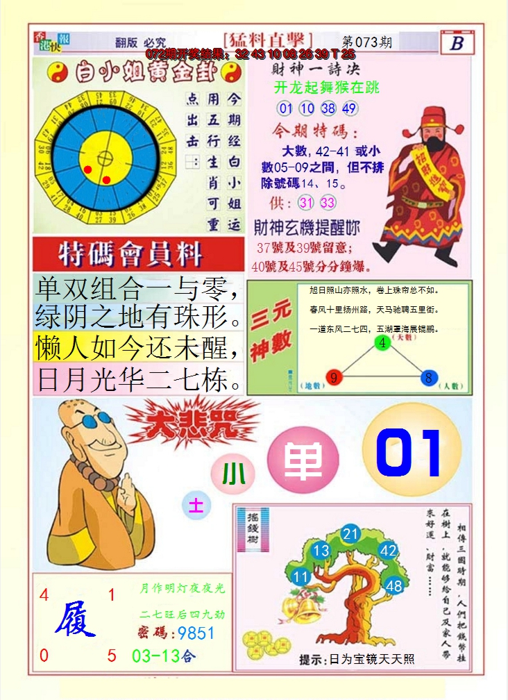 2025073期猛料直击B