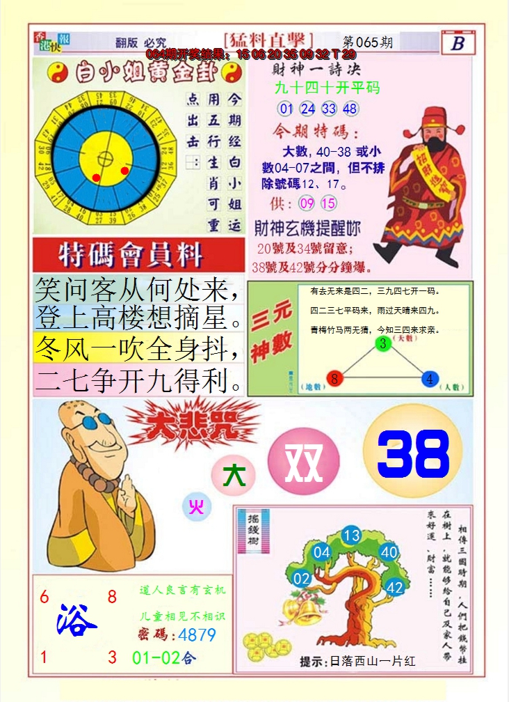 2025065期猛料直击B