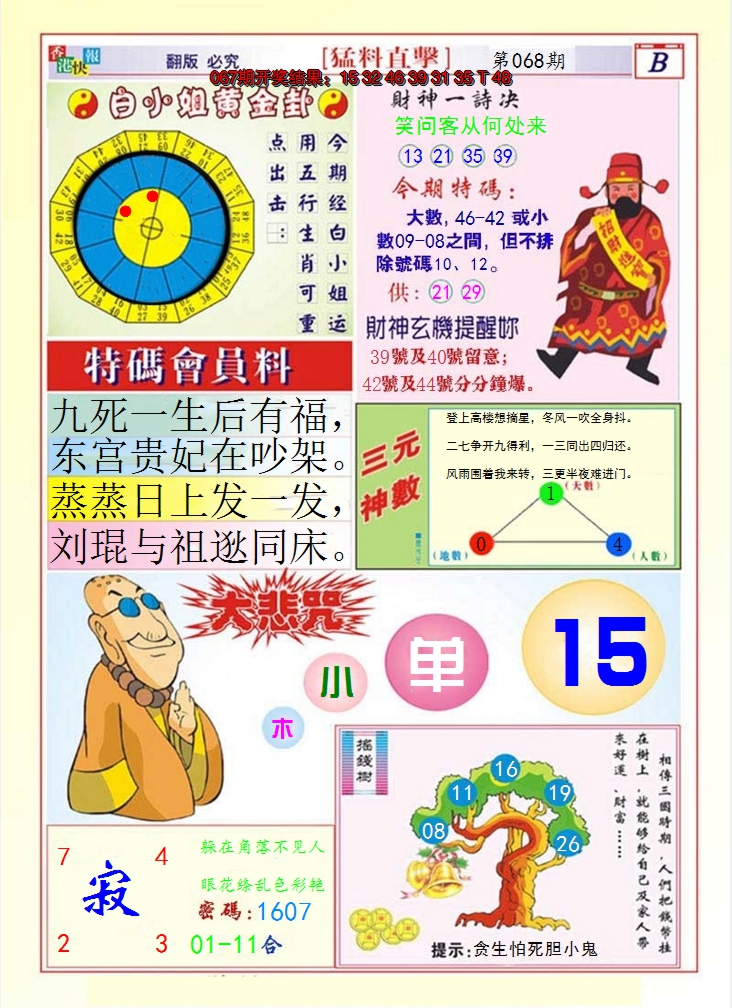 2025068期猛料直击B