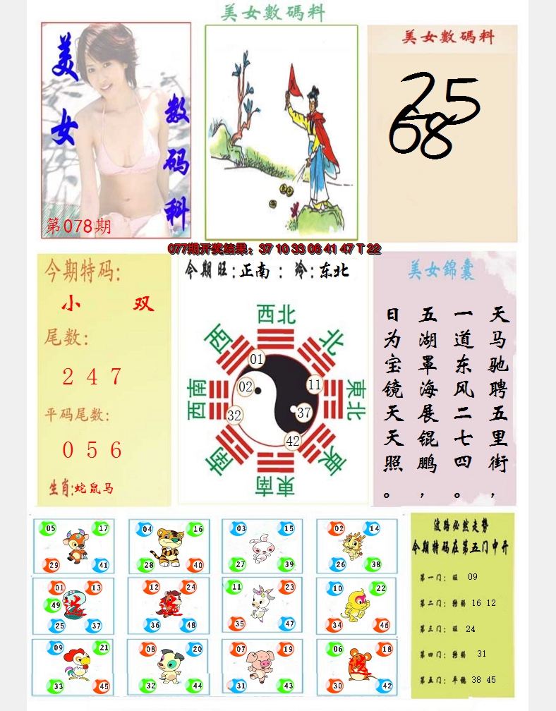 2025078期美女数码料