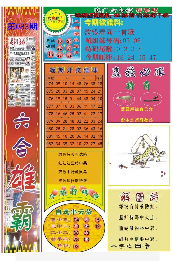 2025083期六合雄霸