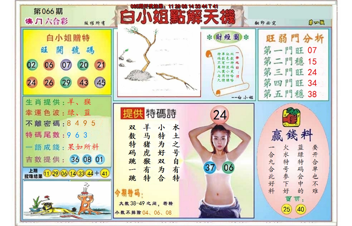 2025066期白小姐点解天机A