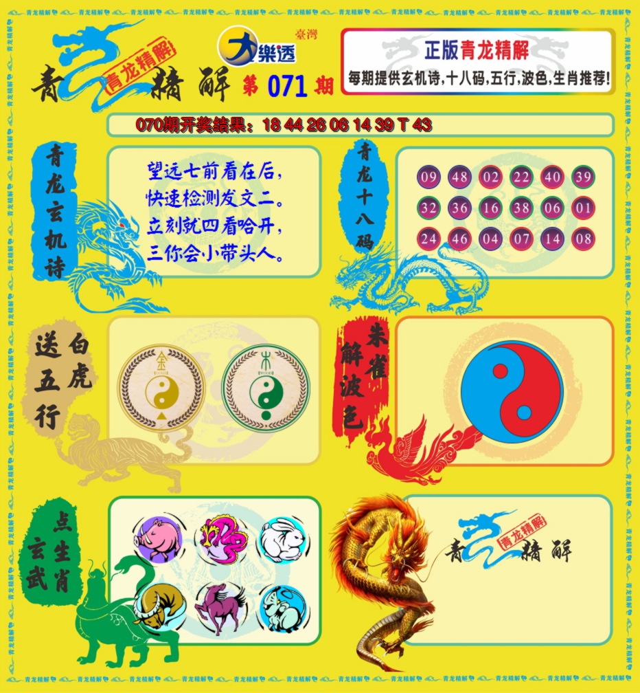 2025071期青龙精解