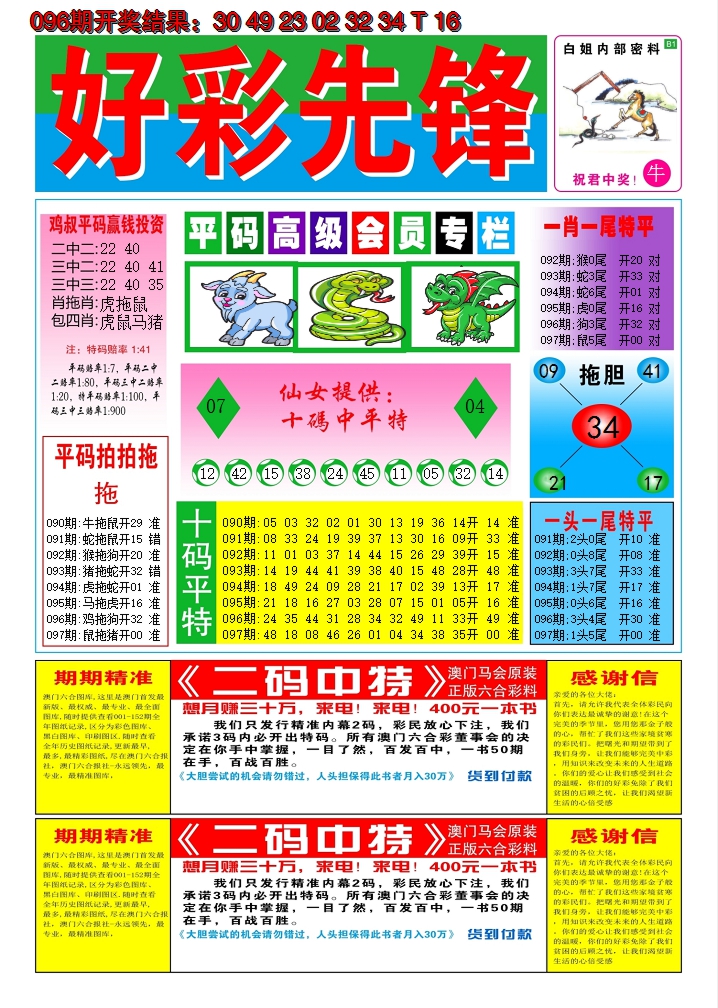 2025097期好彩先锋D