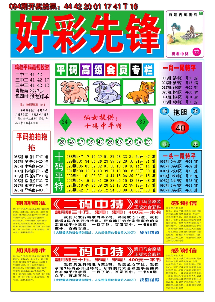2025095期好彩先锋D