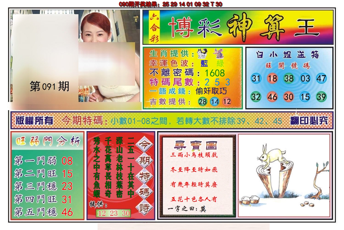 2025091期博彩神算王