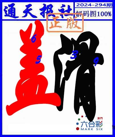 2024294期解码图