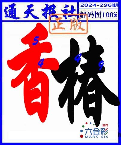 2024296期解码图