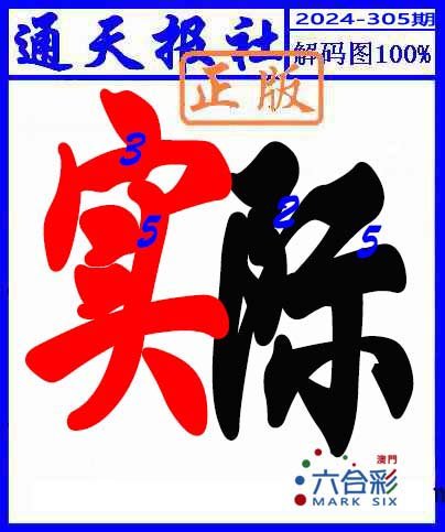 2024305期解码图