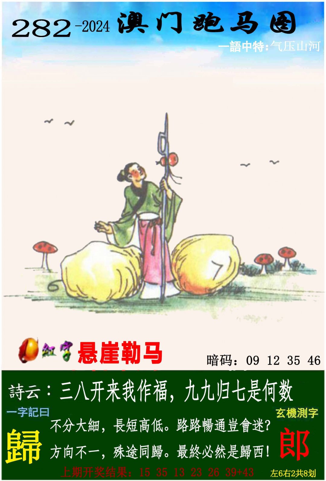 2024282期跑马图