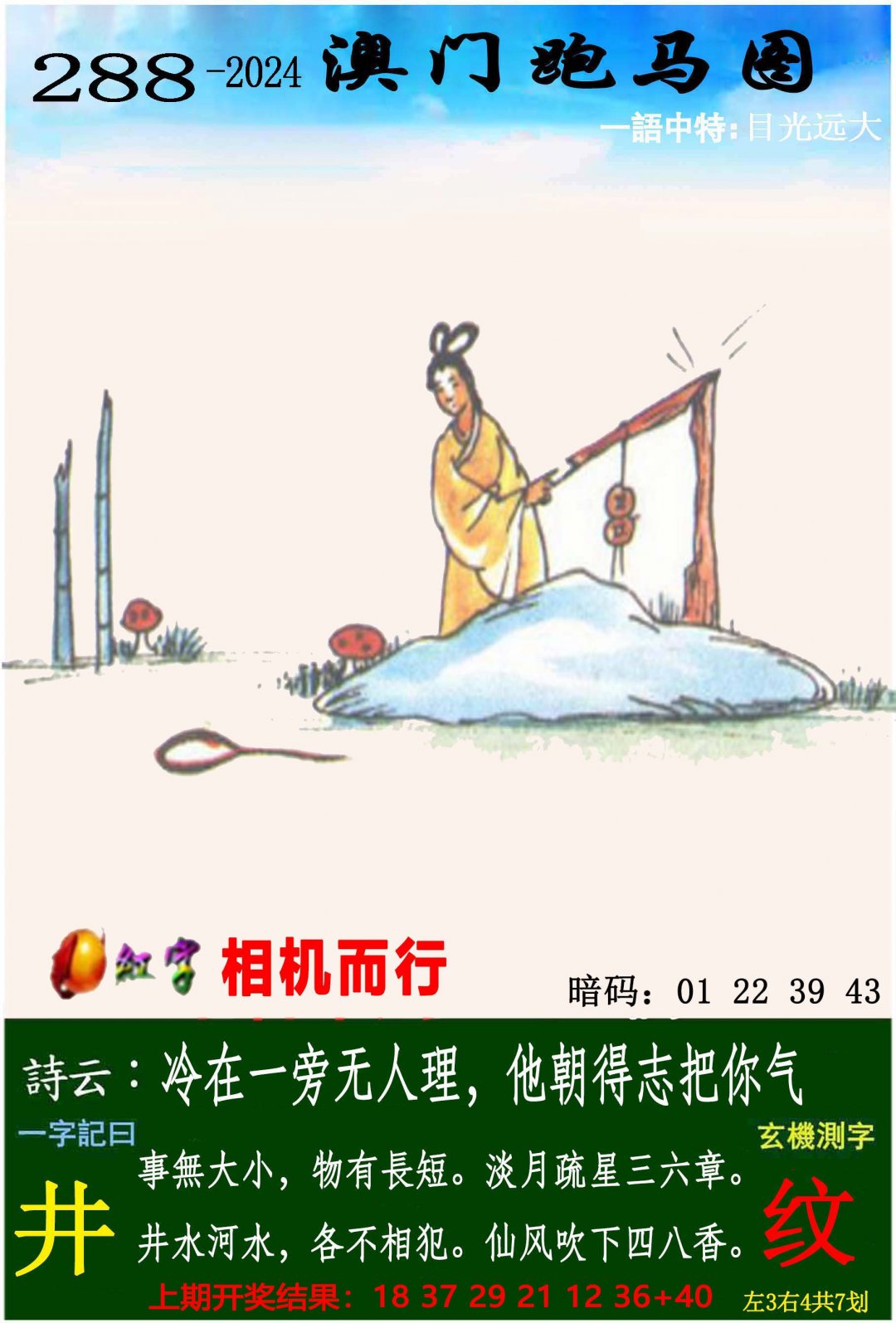 2024288期跑马图