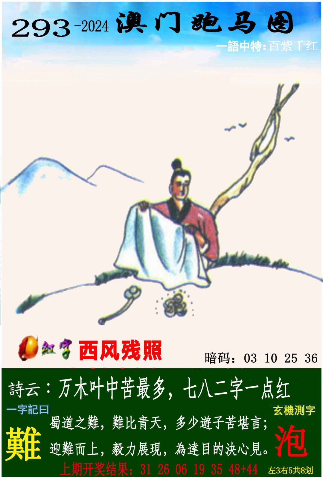 2024293期跑马图