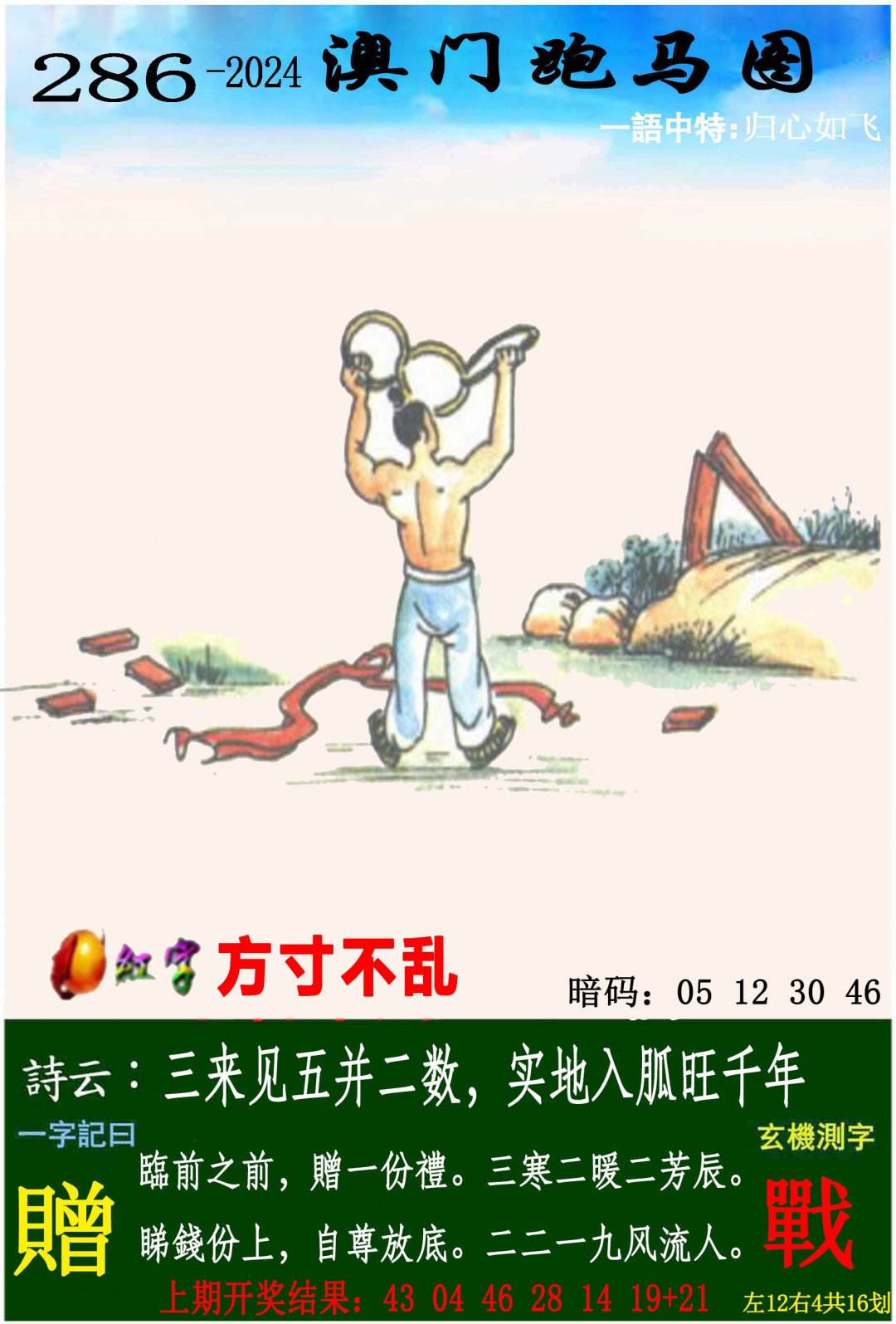 2024286期跑马图