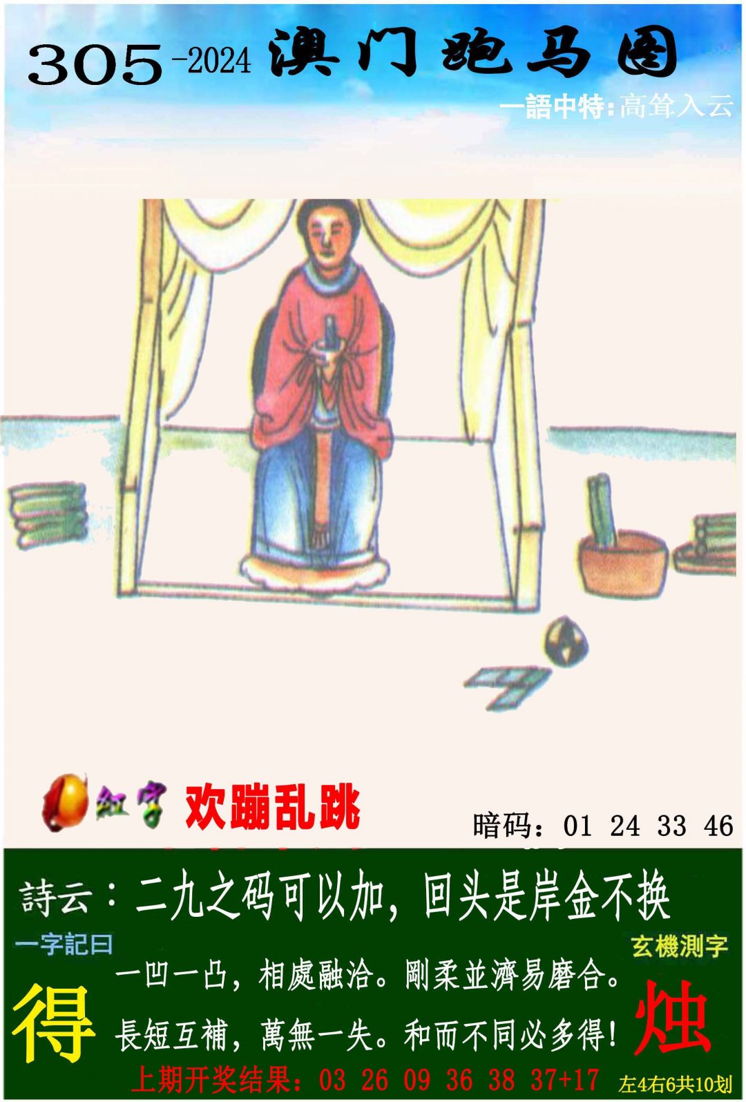 2024305期跑马图