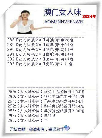 2024293期女人味