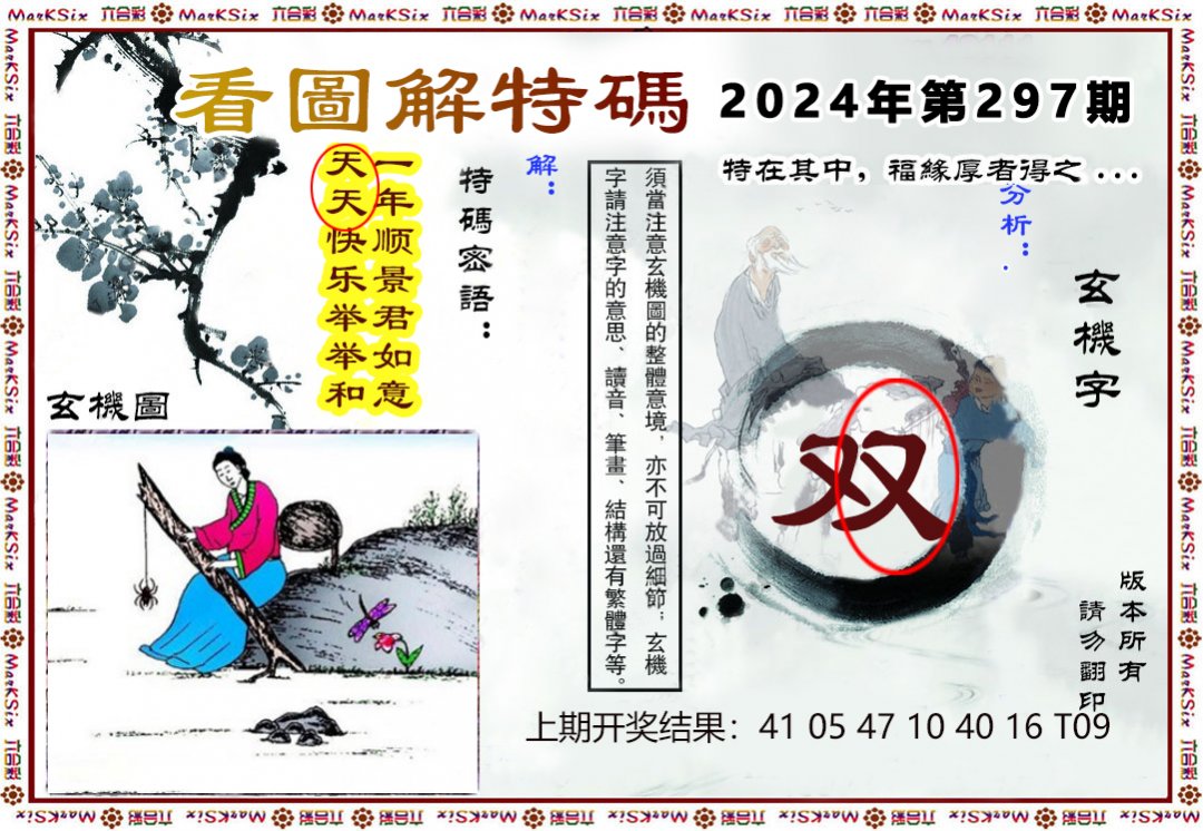 2024297期看图解特码