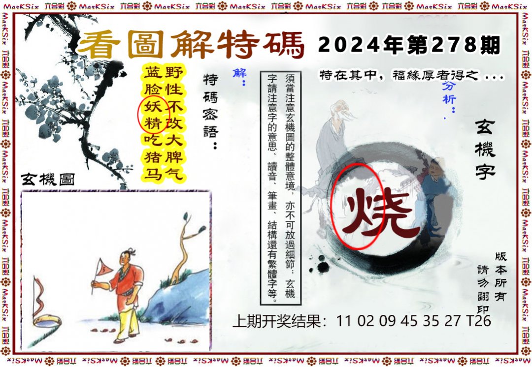 2024278期看图解特码
