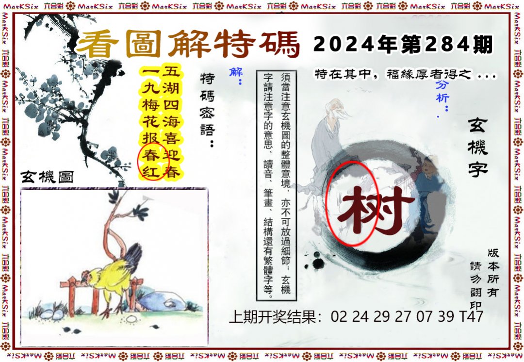 2024284期看图解特码
