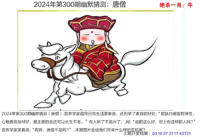 2024300期幽默猜测