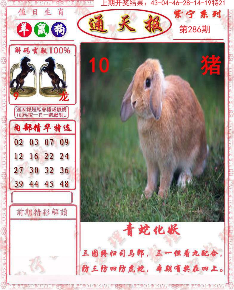 2024286期救通报