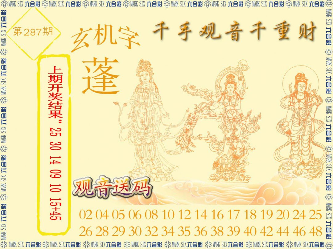 2024287期千手观音