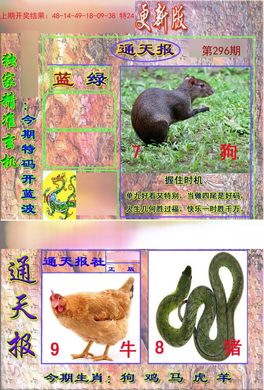 2024296期新通报