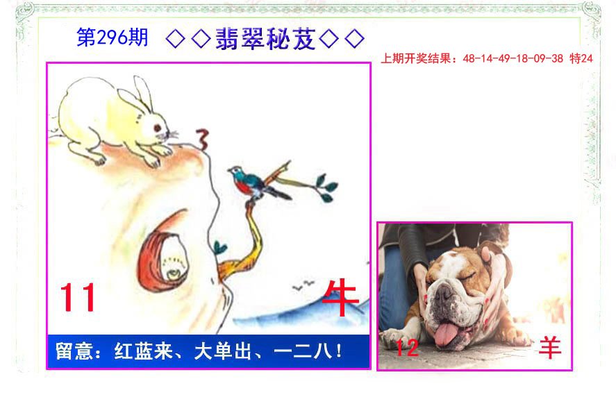 2024296期翡翠报