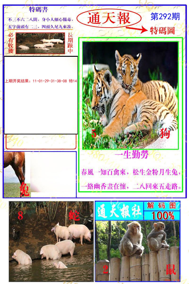 2024292期通天特解图