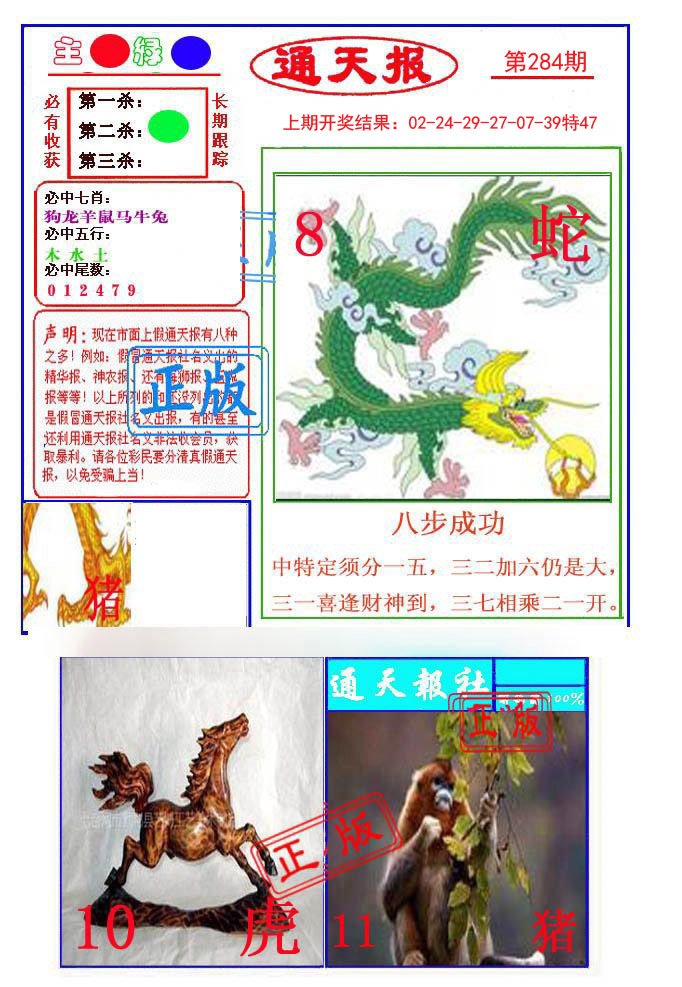 2024284期通天杀波图1