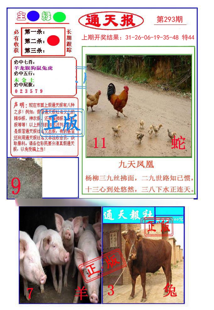 2024293期通天杀波图1