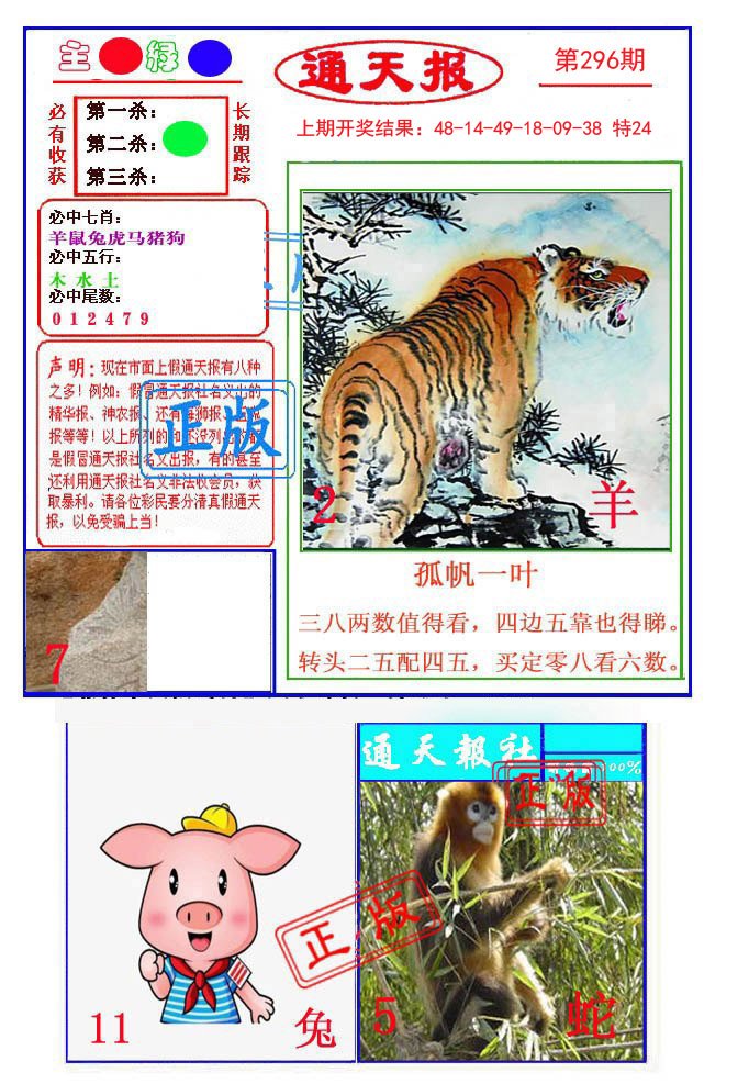 2024296期通天杀波图1