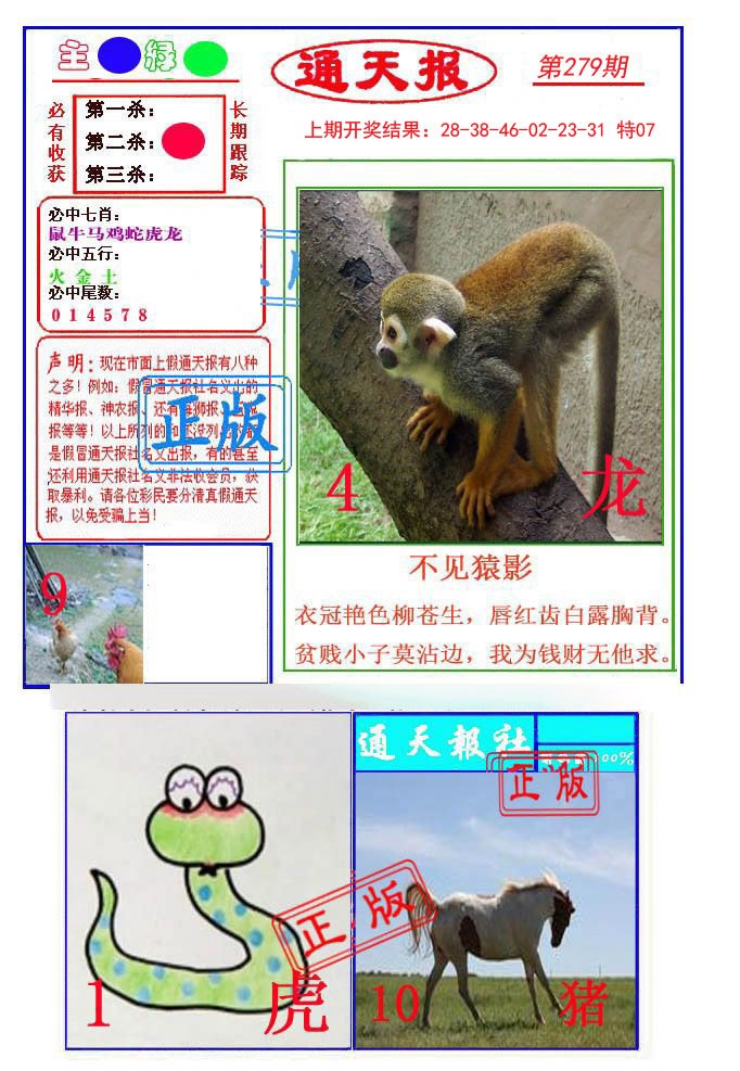 2024279期通天杀波图1