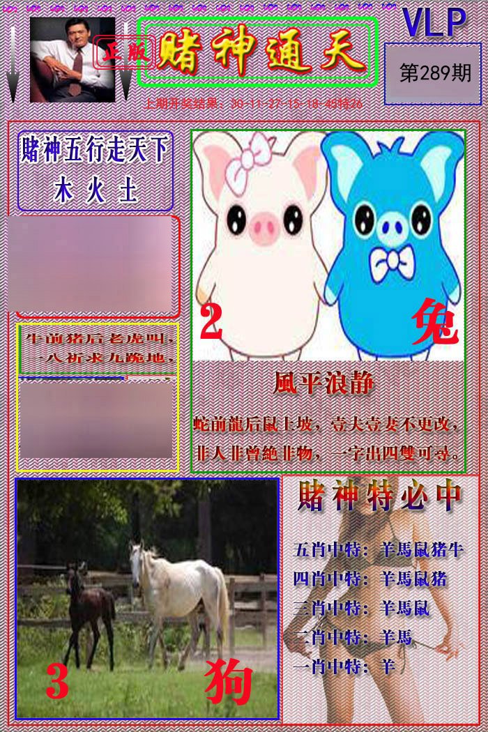 2024289期赌神通天报