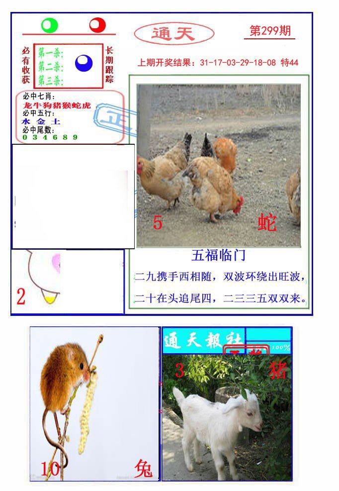 2024299期通天杀波图2