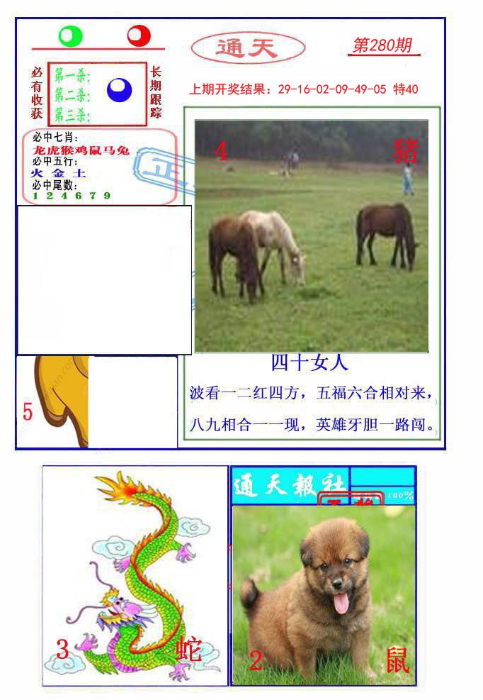 2024280期通天杀波图2