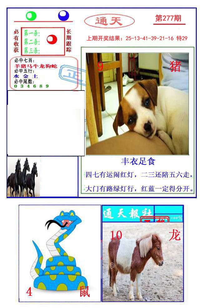 2024277期通天杀波图2