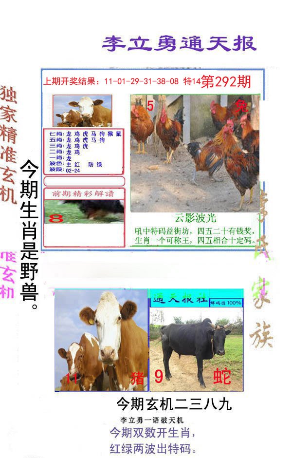 2024292期李立勇通天报