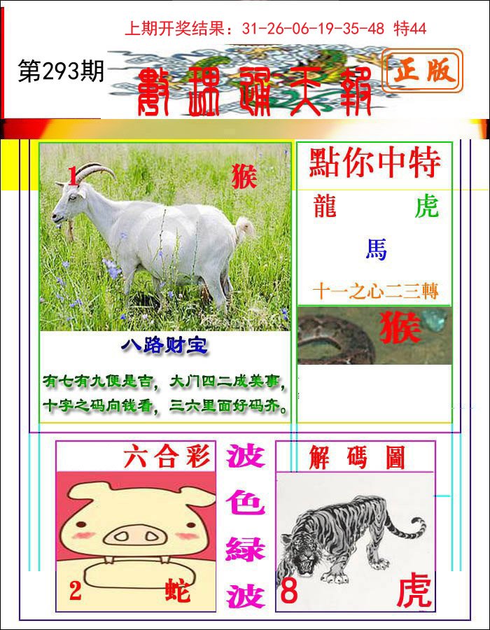 2024293期数理通天
