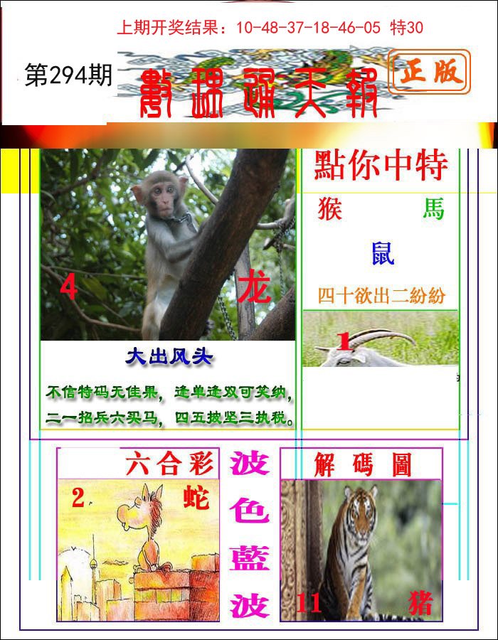 2024294期数理通天
