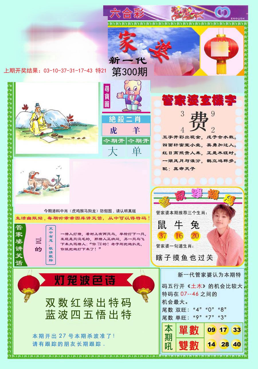 2024300期新一代管家婆