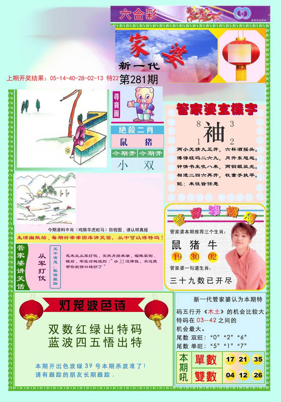 2024281期新一代管家婆