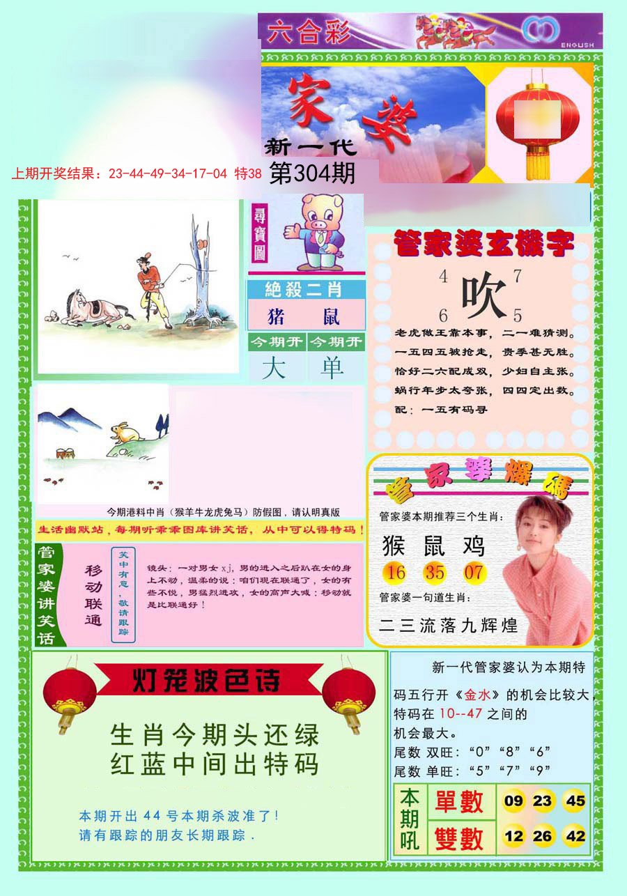 2024304期新一代管家婆