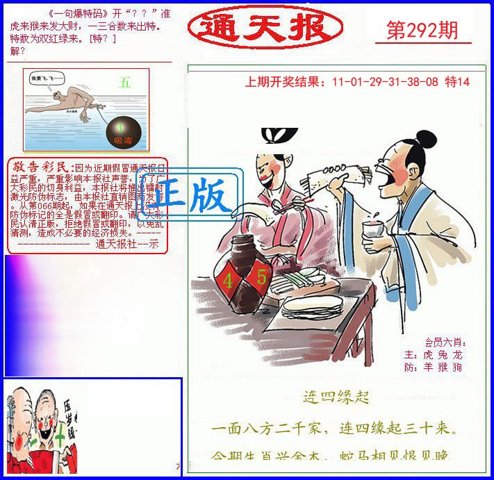 2024292期另通天报