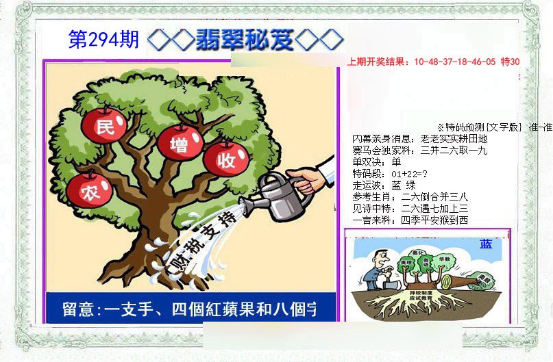 2024294期另翡翠秘笈