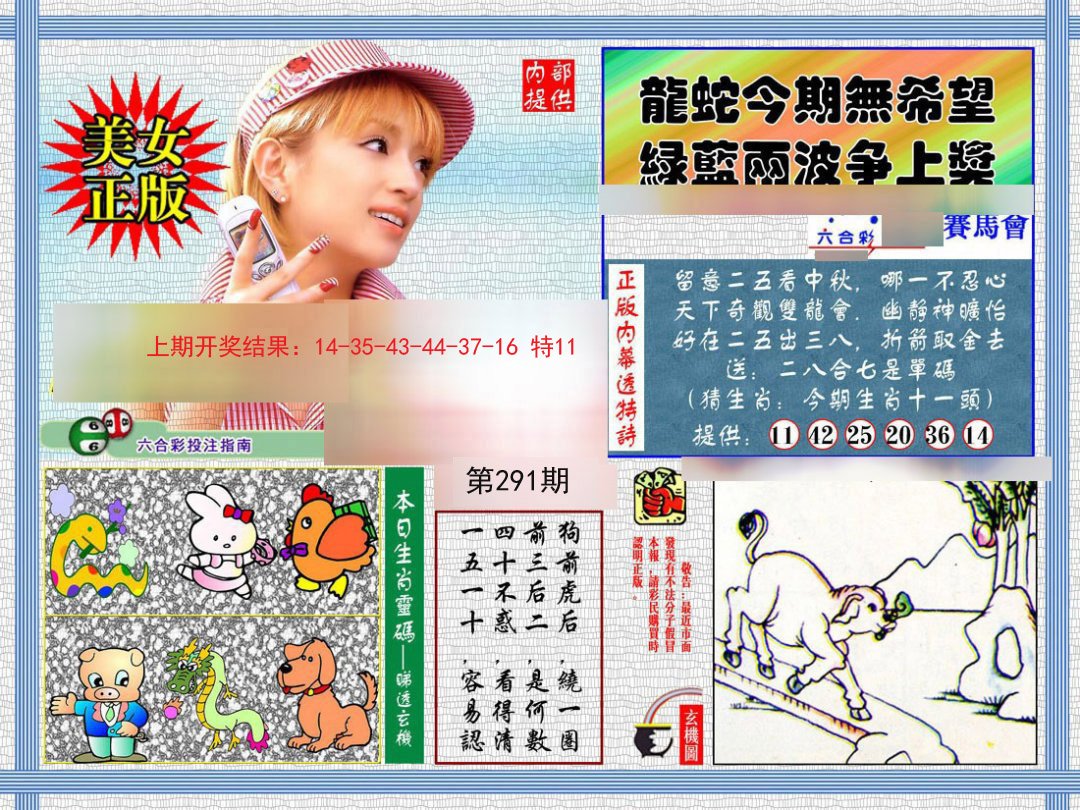 2024291期内幕透特