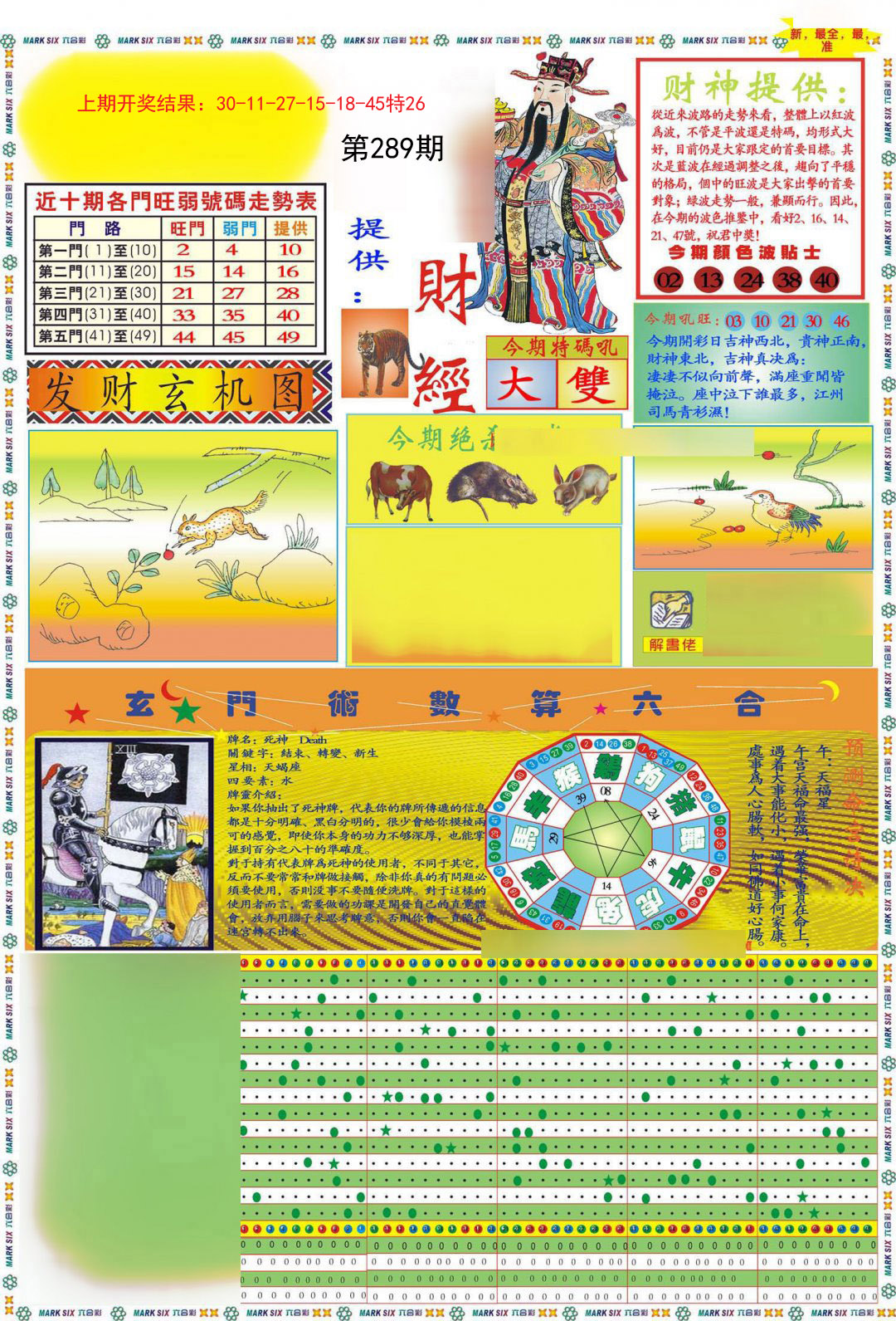 2024289期九龍财经A(推荐)