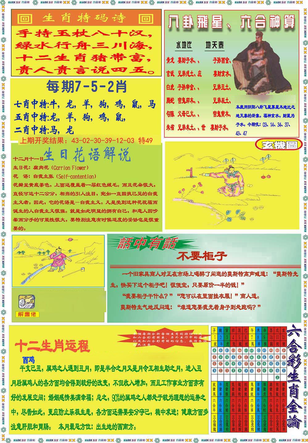 2024298期九龍马经B(推荐)