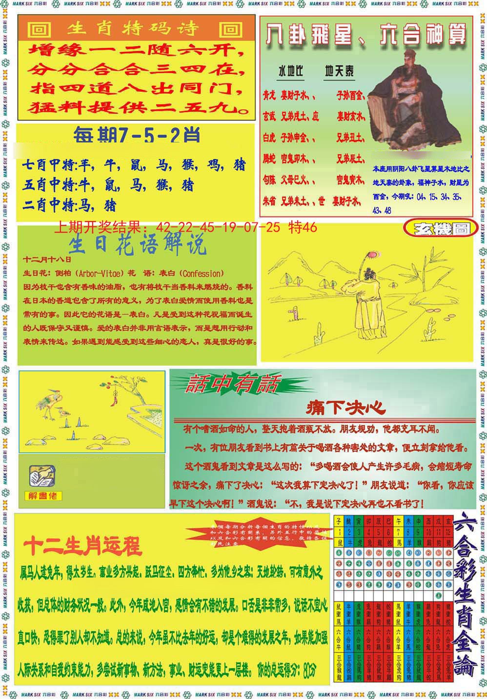 2024301期九龍马经B(推荐)