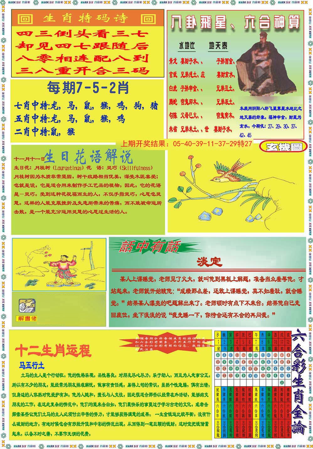 2024285期九龍马经B(推荐)