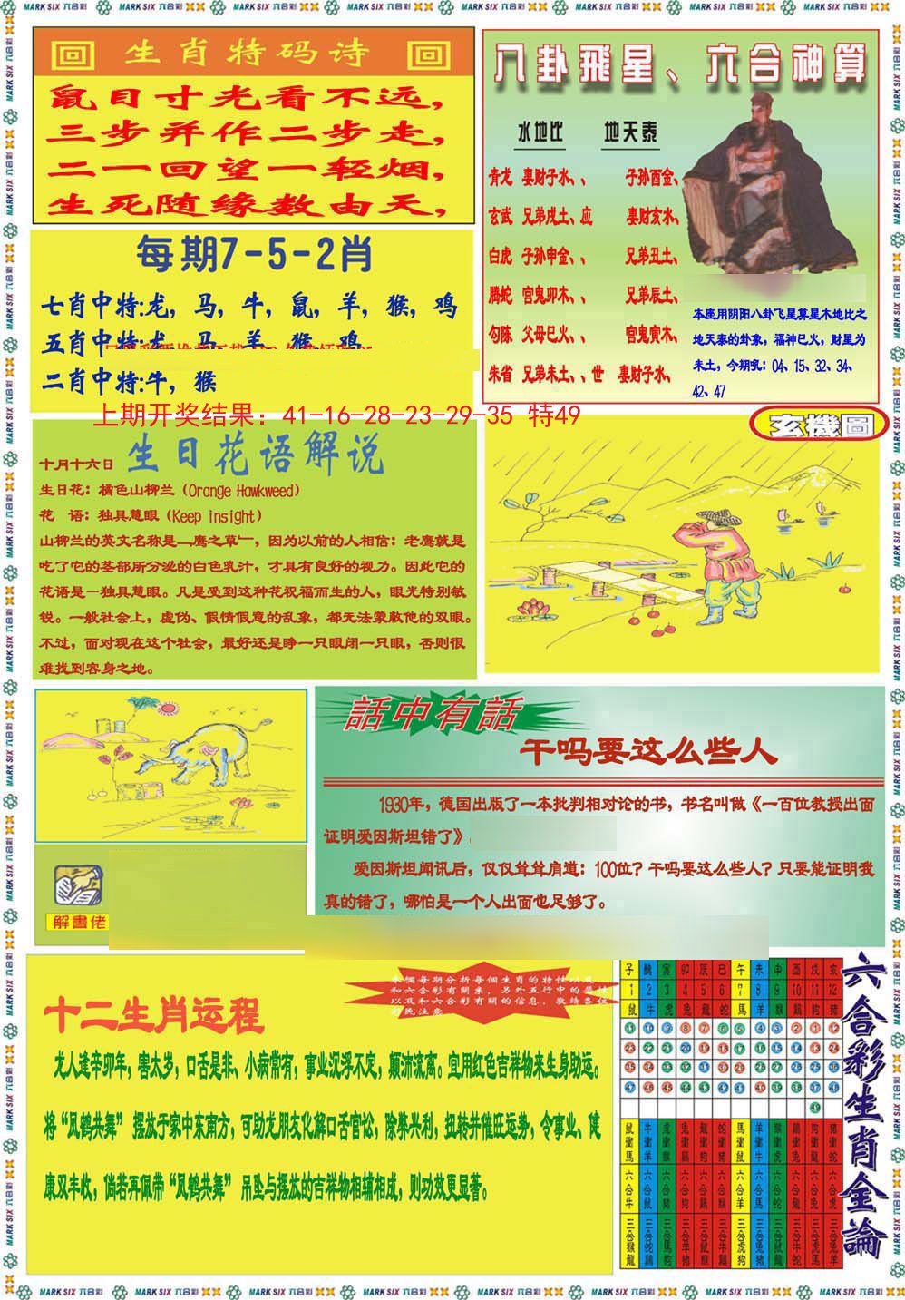 2024275期九龍马经B(推荐)